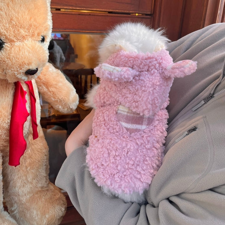 ※予約販売【Hi Yeboo】Teddy Vest（Pink）