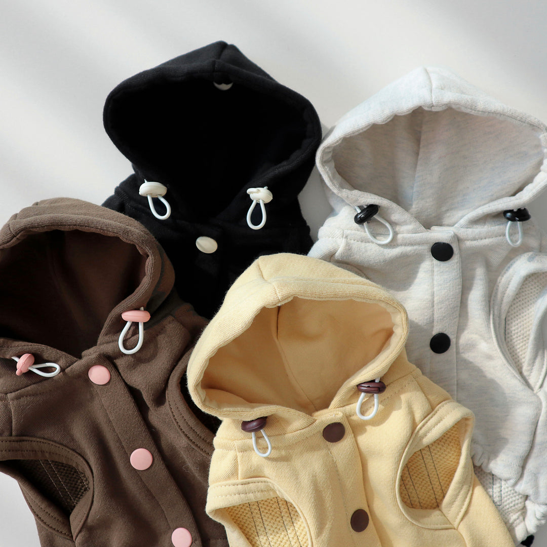 ※予約販売【DURANG RURANG】Ribbon Hoodie Jacket（Choco Brown）