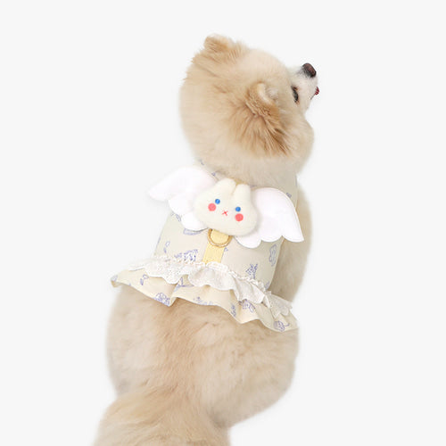 ※予約販売【ITS DOG】Petit Minyong Angel Harness (Ivory)