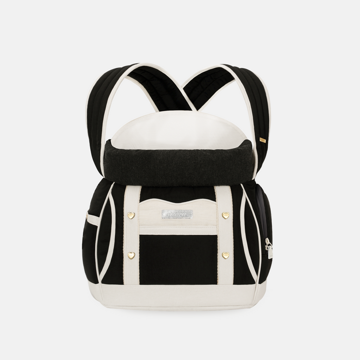 ※予約販売【seoru】Front Bag（Black）｜犬用バッグ