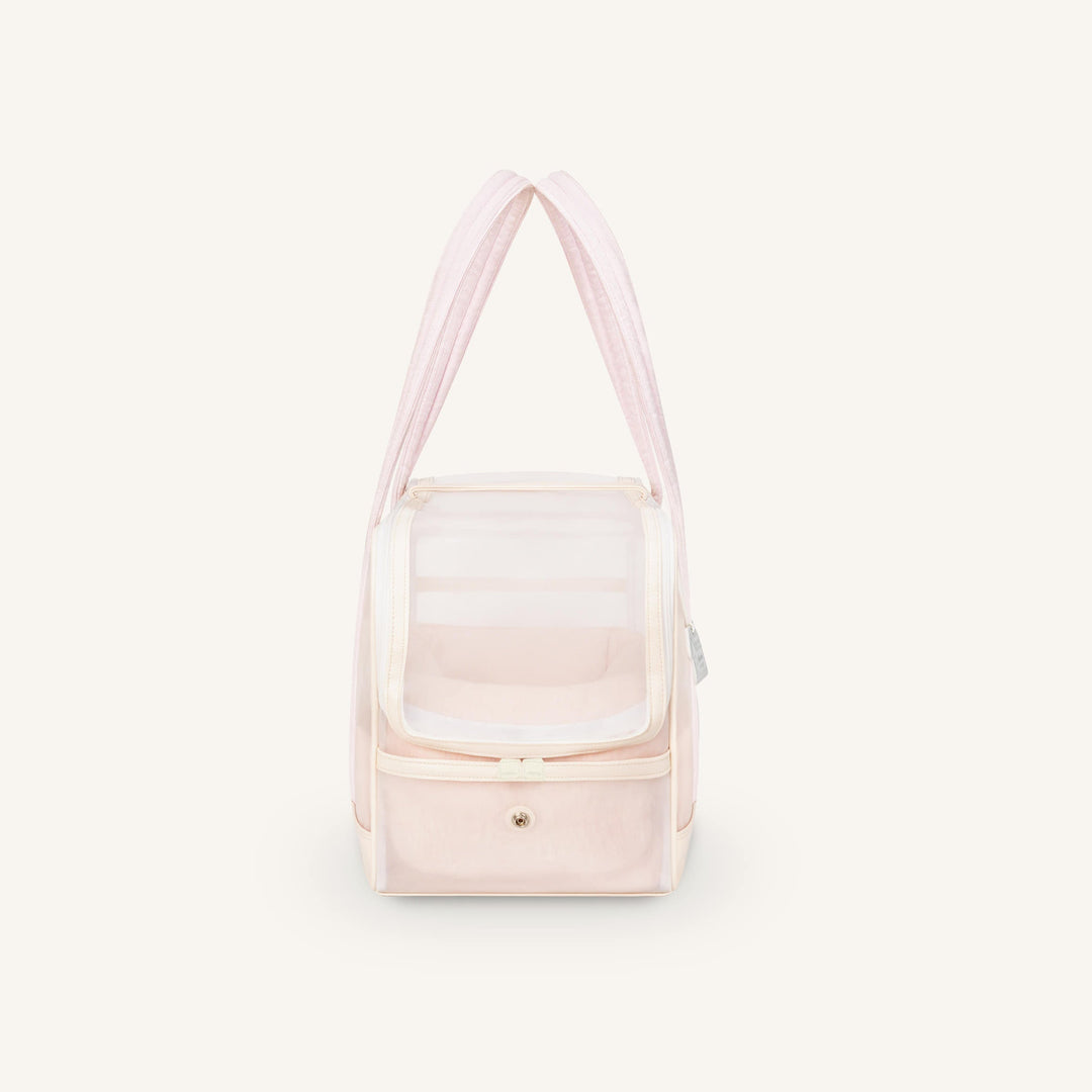 ※予約販売【seoru】Mesh Ballon Bag(Ivory&Pink)