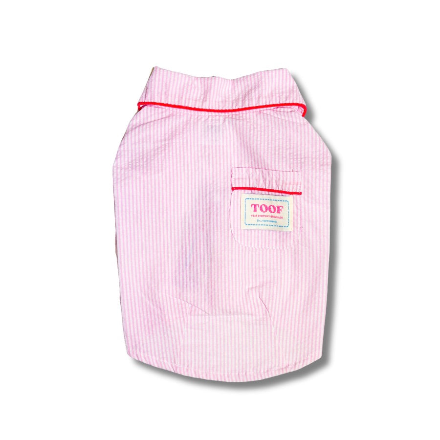 ※予約販売【TOOF】SWEET STRIPE PAJAMA（PINK）