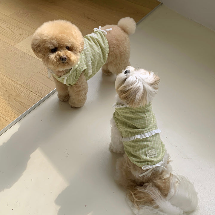※予約販売【DURANG RURANG】Airy Cotton Hooded Shirt（Lime Green）