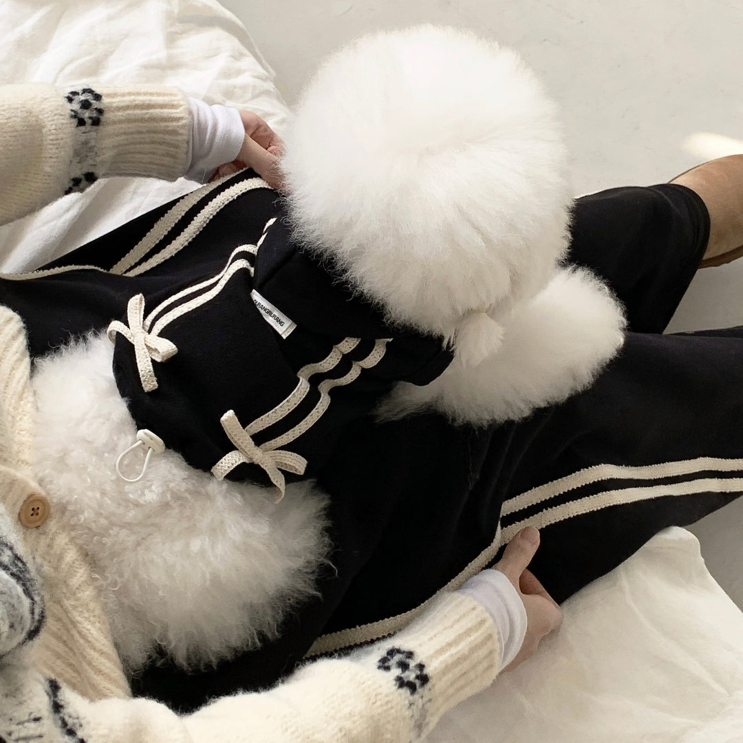 ※予約販売【DURANG RURANG】Ribbon Track Jogger Pants（4Color）