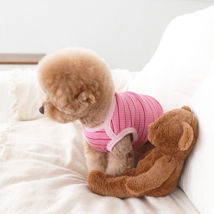 即納【DURANG RURANG】baby bear sleeveless（ver.autumn）Pink