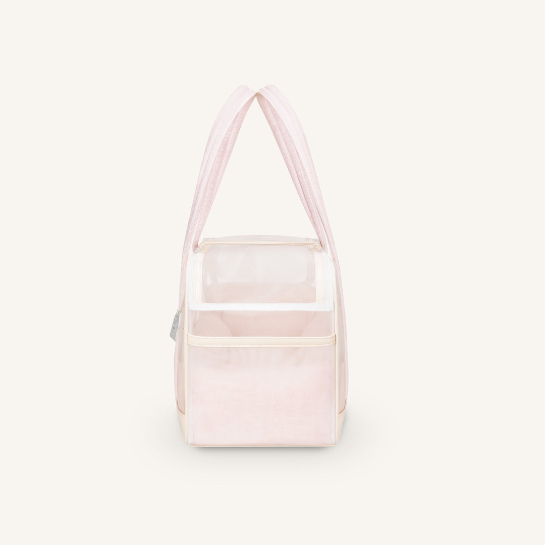 ※予約販売【seoru】Mesh Ballon Bag(Ivory&Pink)