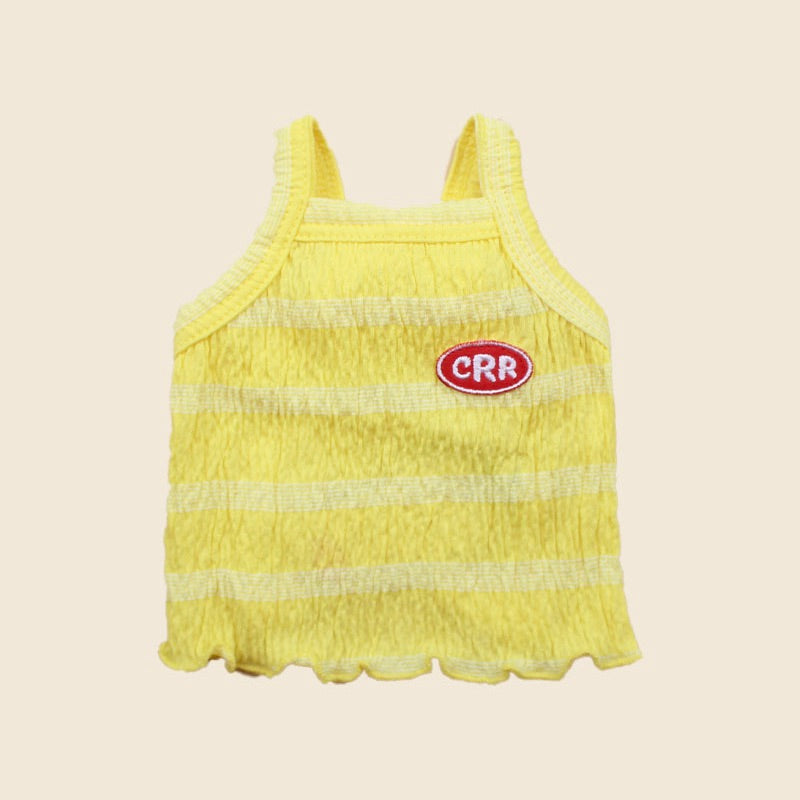 ※予約販売【CRR】Frail Strap Top（Yellow）