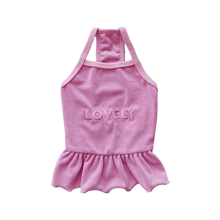 即納【noonoosoom】Lovely terry dress
