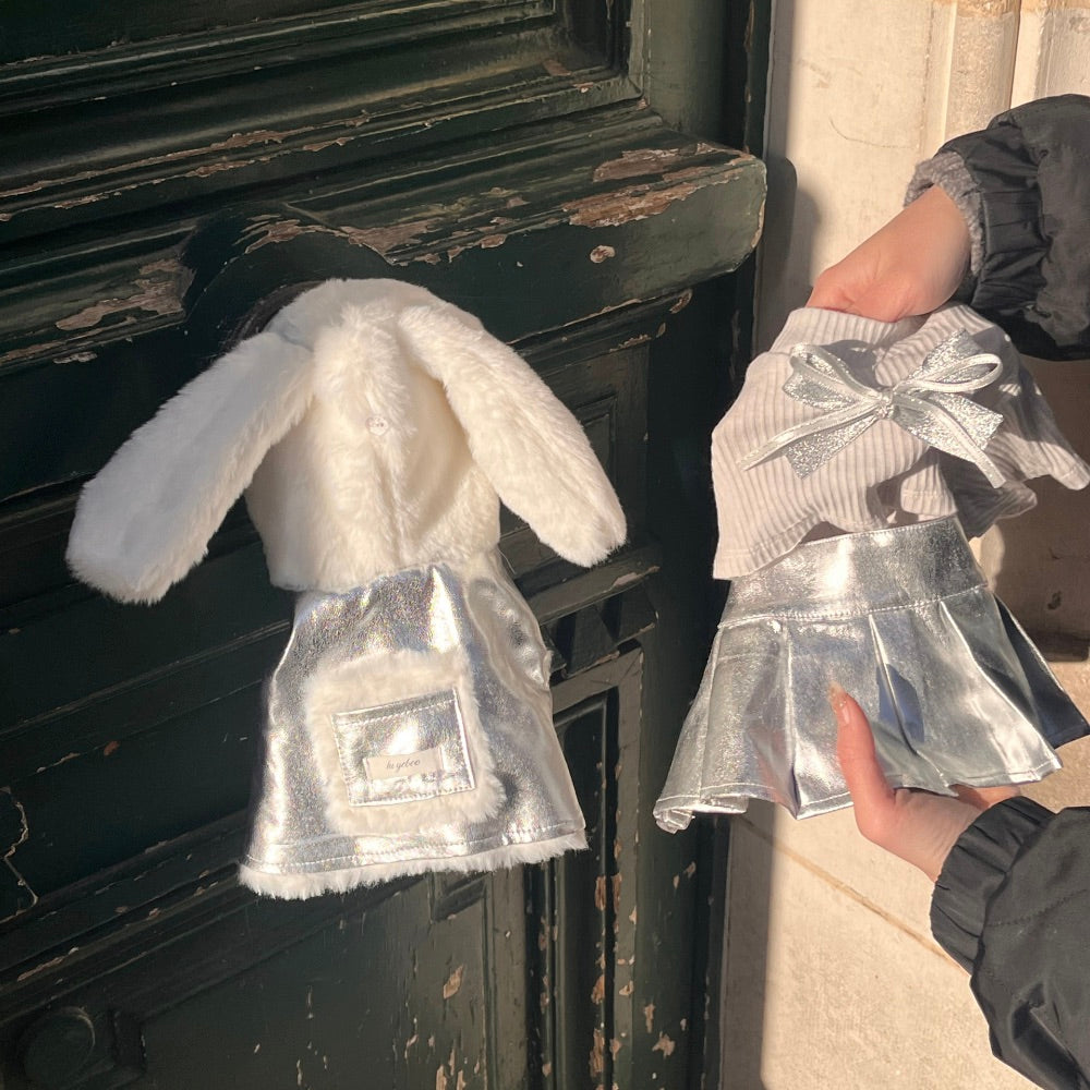 ※予約販売【Hi Yeboo】Seine Leather Jacket（Silver）