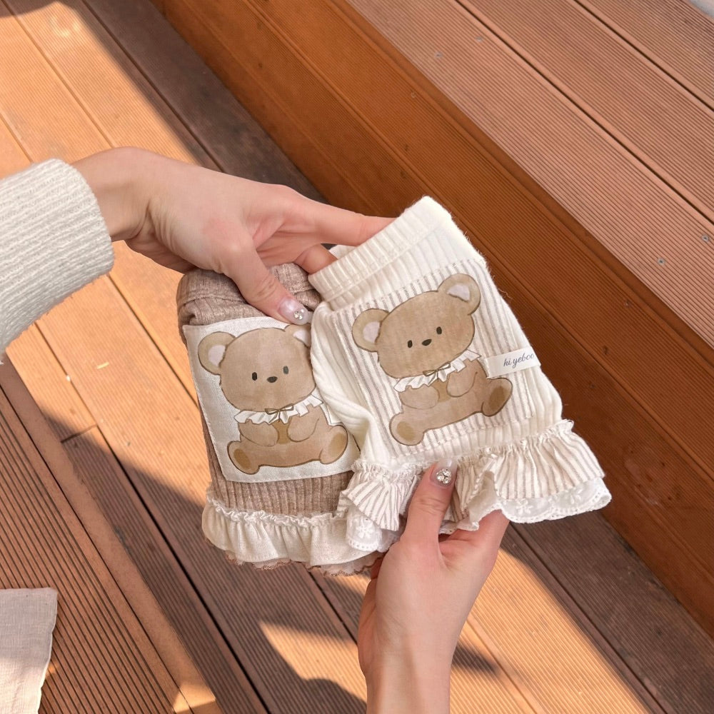 即納【Hi Yeboo】Bobo Bear Sleeveless（Ivory / Brown）