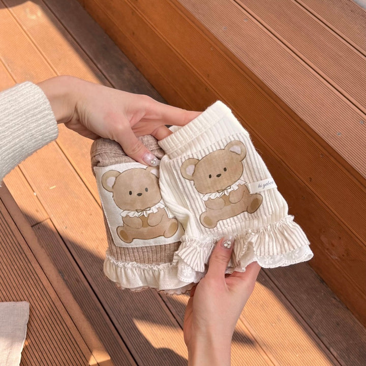即納【Hi Yeboo】Bobo Bear Sleeveless（Ivory / Brown）