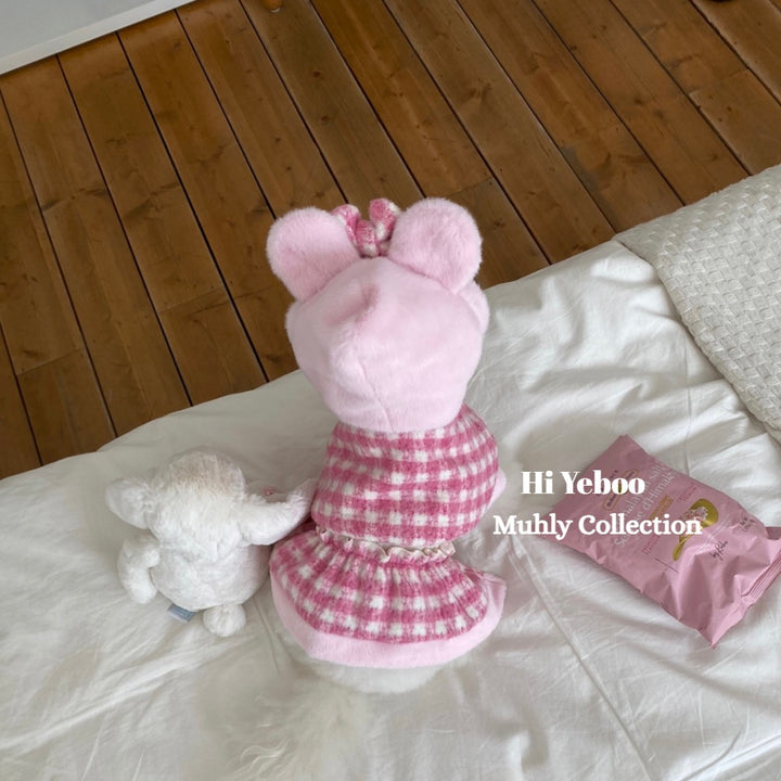 即納【Hi Yeboo】Muhly Cape（Blue Bunny / Pink Bear）