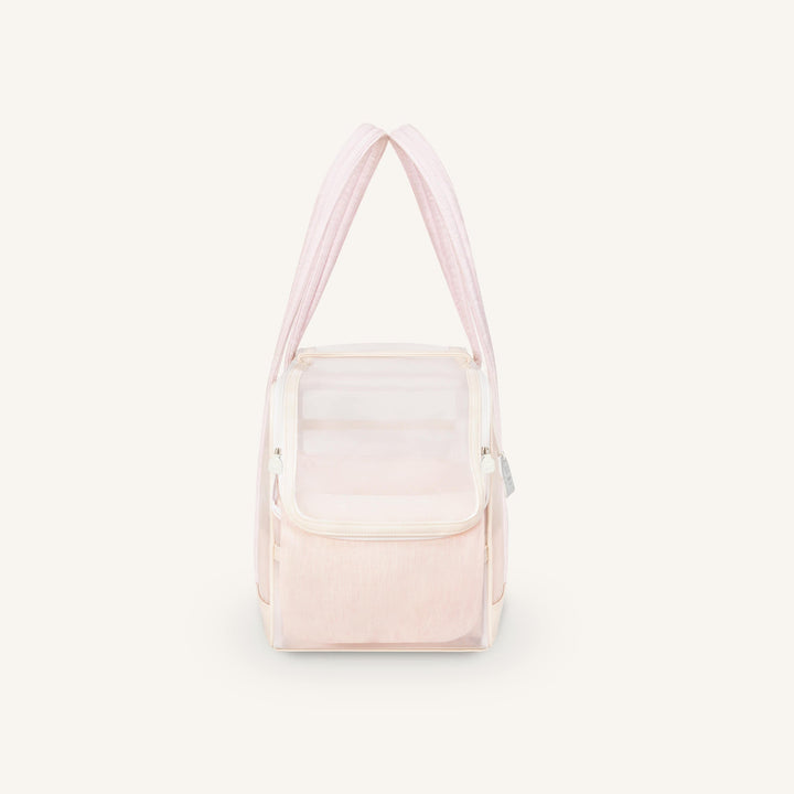 ※予約販売【seoru】Mesh Ballon Bag(Ivory&Pink)