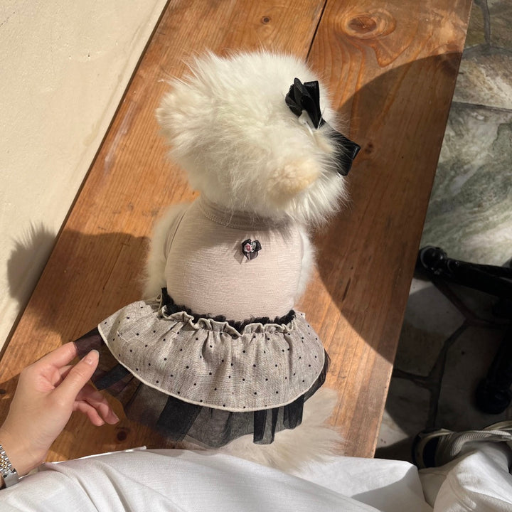 ※予約販売【Hi Yeboo】Dots Tutu（Beige）
