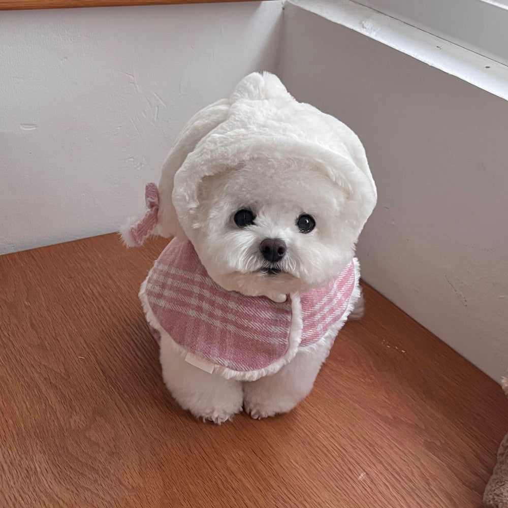 ※予約販売【Hi Yeboo】Audrey Bunny Cape（Pink）