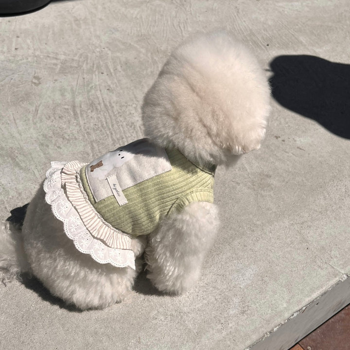 ※予約販売【Hi Yeboo】Koko Bunny Sleeveless（Green / Pink）