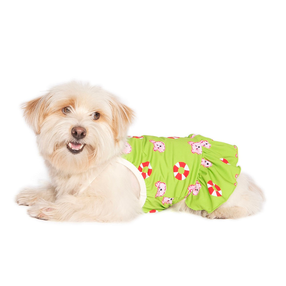 即納【noonoosoom】Noonoo buddy FAN dress（Green）