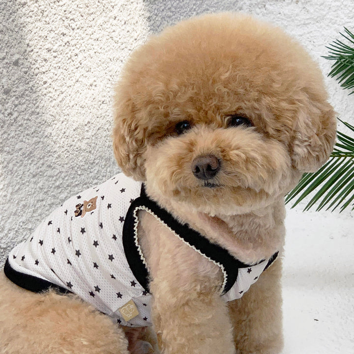 ※予約販売【DURANG RURANG】Star Bear Cool T（Cream Black）