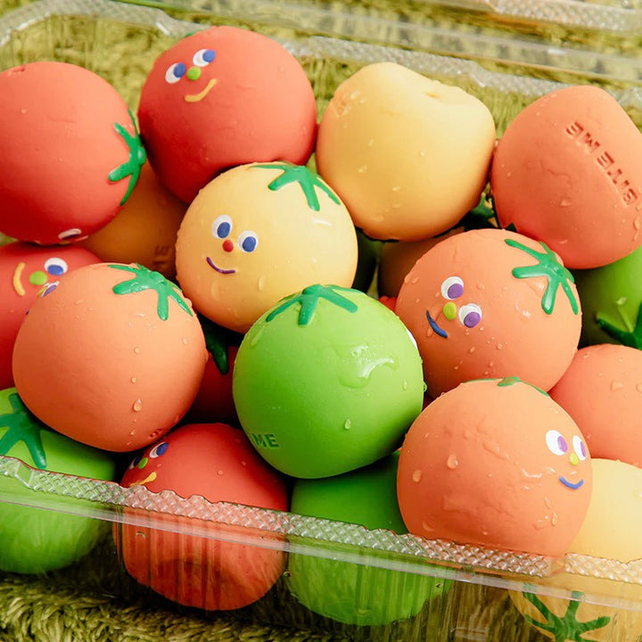即納【BITE ME】Rainbow Cherry Tomato Latex Toy（4pcs）