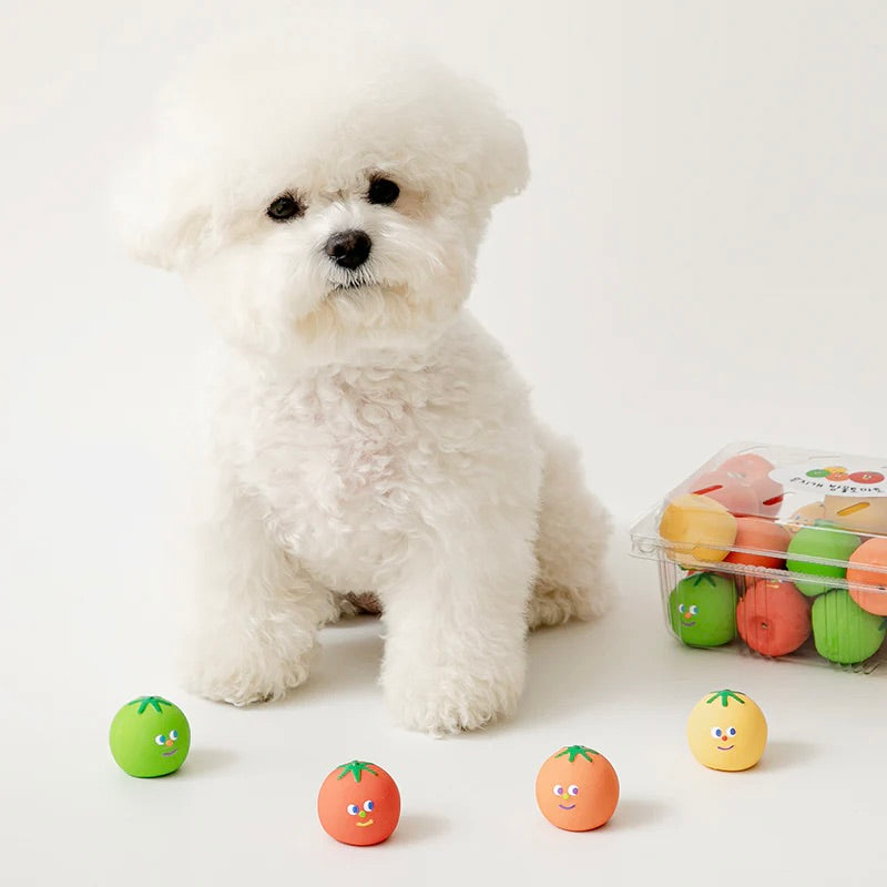 即納【BITE ME】Rainbow Cherry Tomato Latex Toy（4pcs）