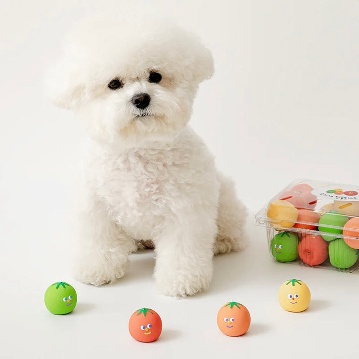即納【BITE ME】Rainbow Cherry Tomato Latex Toy（4pcs）