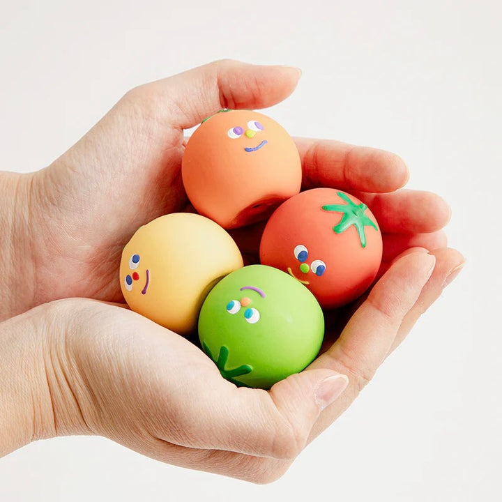 即納【BITE ME】Rainbow Cherry Tomato Latex Toy（4pcs）
