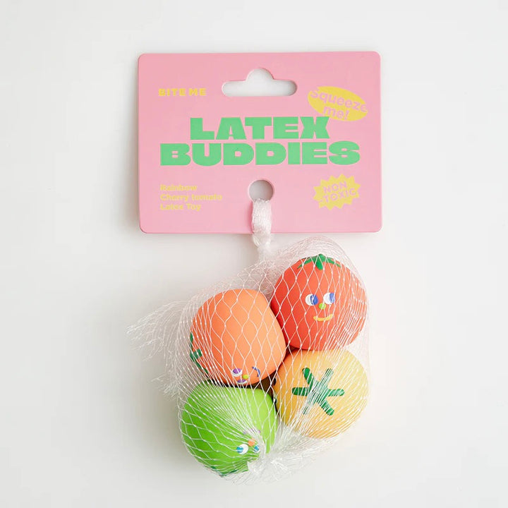 即納【BITE ME】Rainbow Cherry Tomato Latex Toy（4pcs）
