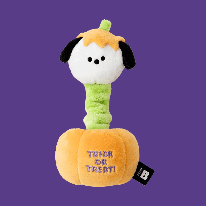 ※予約販売【BITE ME】Halloween Pumpkin Puppy Stretchy Toy