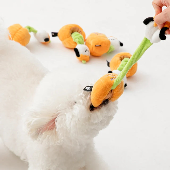 ※予約販売【BITE ME】Halloween Pumpkin Puppy Stretchy Toy