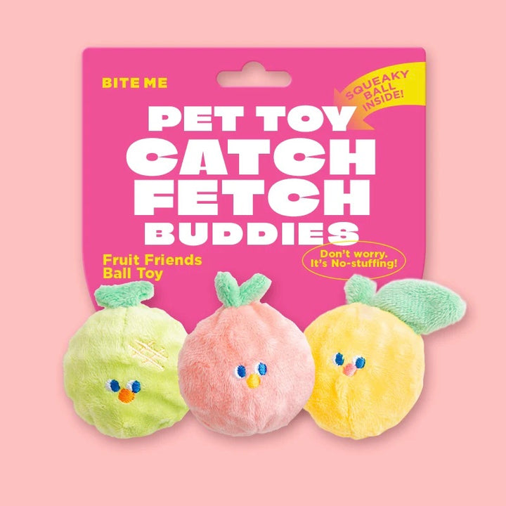 ※予約販売【BITE ME】Fruit Friends Ball Toy（3pcs）