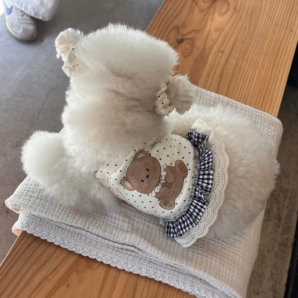 ※予約販売【Hi Yeboo】Bobo dots ops（Bear & Bunny）