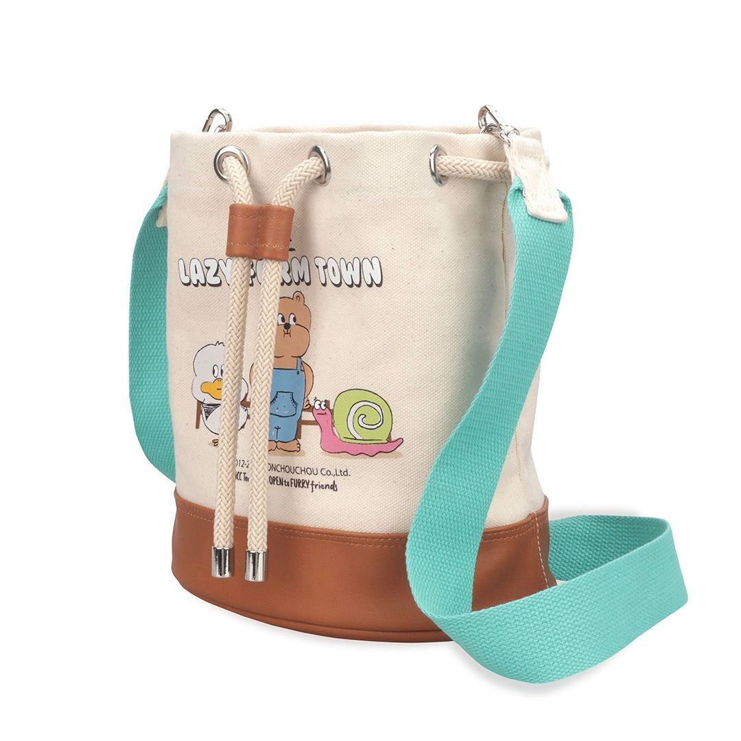 即納【monchouchou】Lazy Farm Bucket Bag