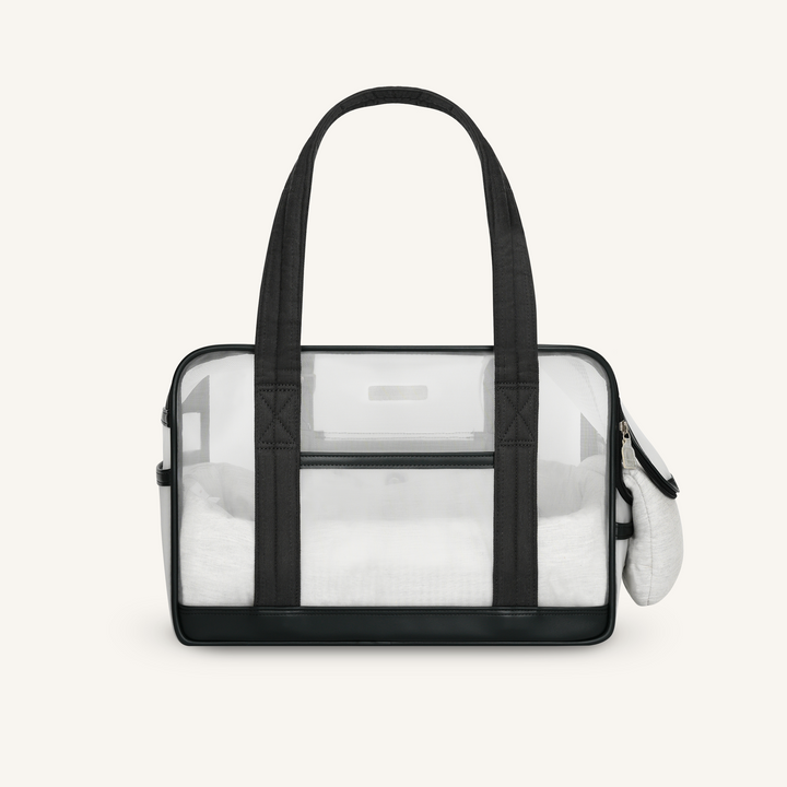 ※予約販売【seoru】Mesh Ballon Bag（Black&Grey）※LINE＆メルマガ限定先行SALE対象外