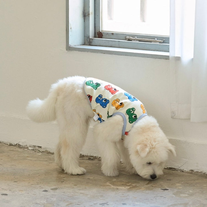 ※予約販売【andblank】ICONIC Joy Bear Sleeveless（Rainbow）
