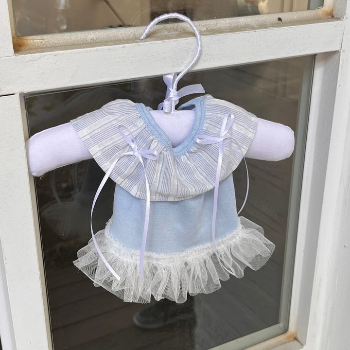 ※予約販売【Hi Yeboo】Sora Cape Collar Tutu（Blue / Beige）