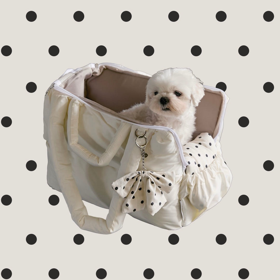 ※予約販売【a tous moments】Mou Pet Bag - 3color（Dot Cushion + Shoulder Pad Set）