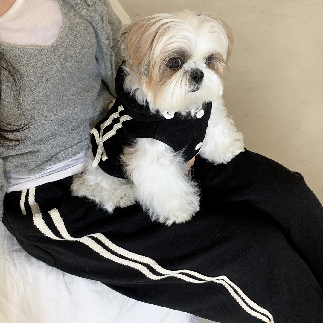 ※予約販売【DURANG RURANG】Ribbon Hoodie Jacket（Black）