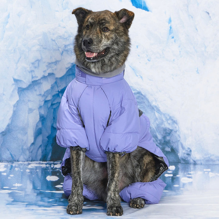 ※予約販売【munikund】Thermal Up Padding Air 2 Overall -（Berry Blue）