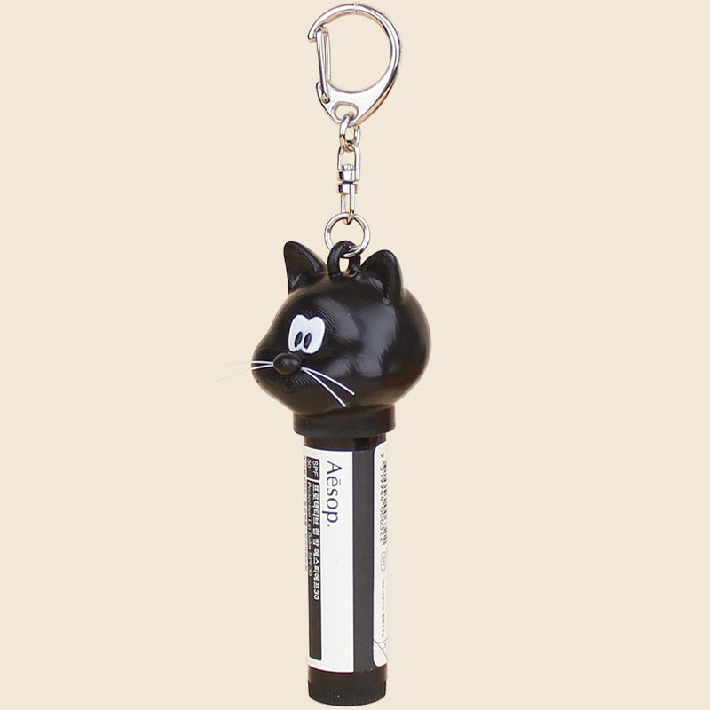 即納【CRR】Character Lip Cover（Cat Black）