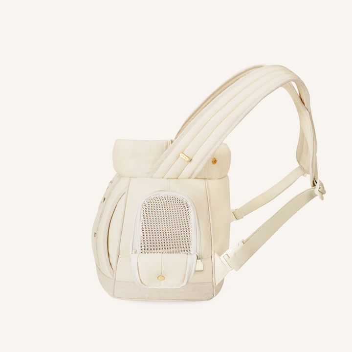 ※予約販売【seoru】Front Bag（Beige）｜犬用バッグ