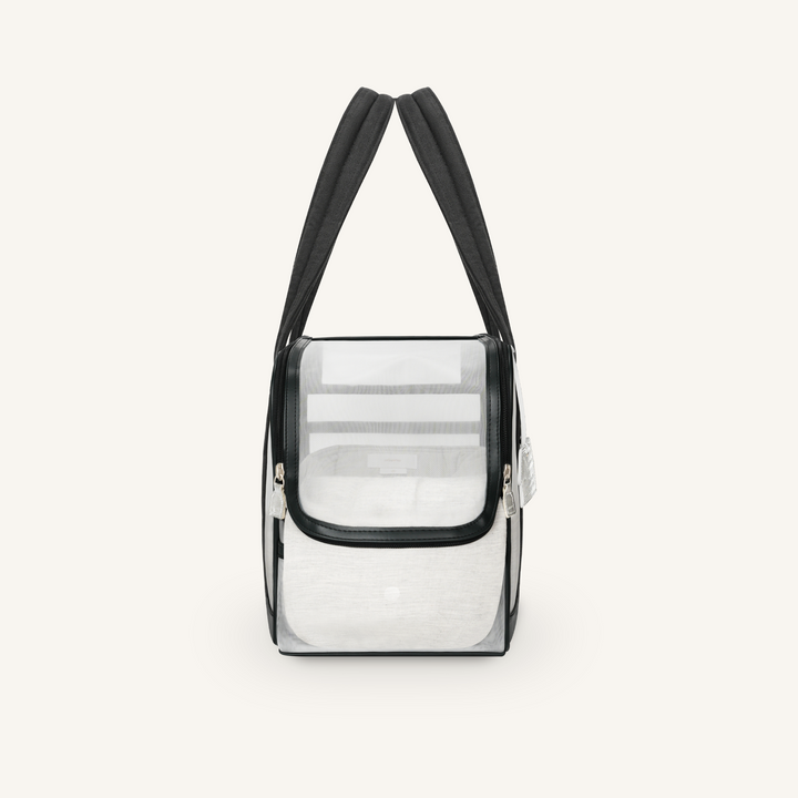 ※予約販売【seoru】Mesh Ballon Bag（Black&Grey）※LINE＆メルマガ限定先行SALE対象外