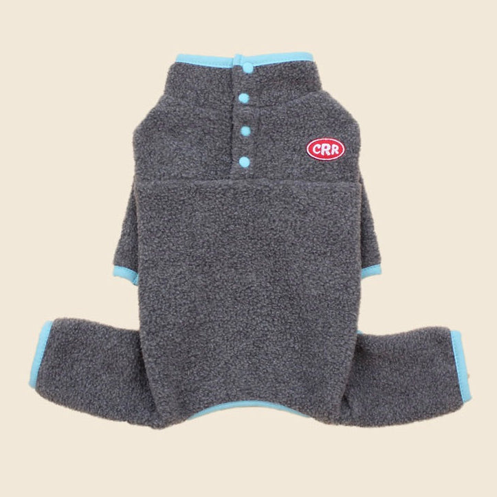 即納【CRR】Retro Fleece Button All-in-One（Gray）