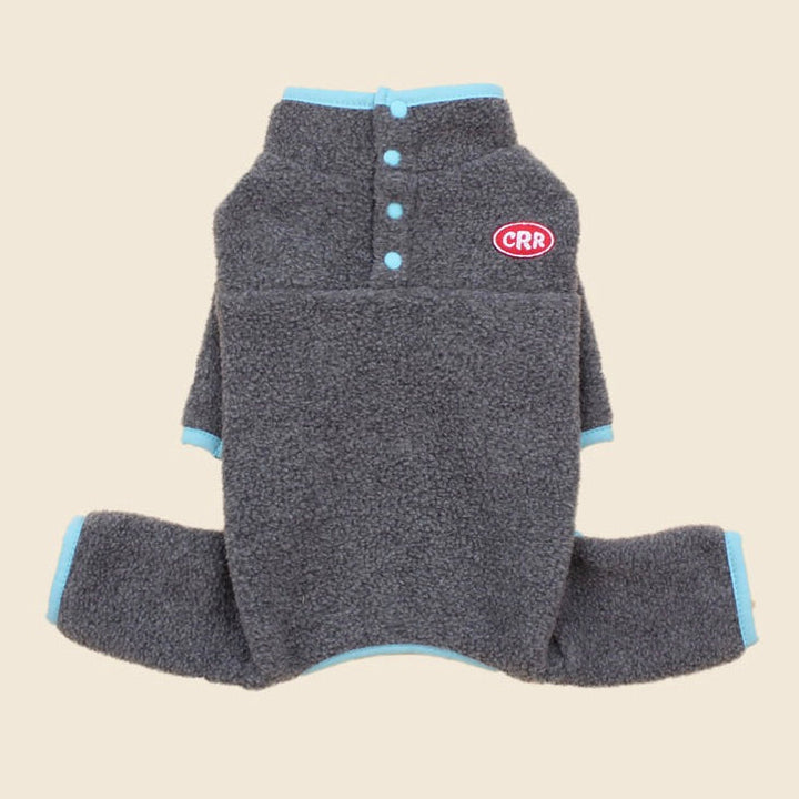 即納【CRR】Retro Fleece Button All-in-One（Gray）