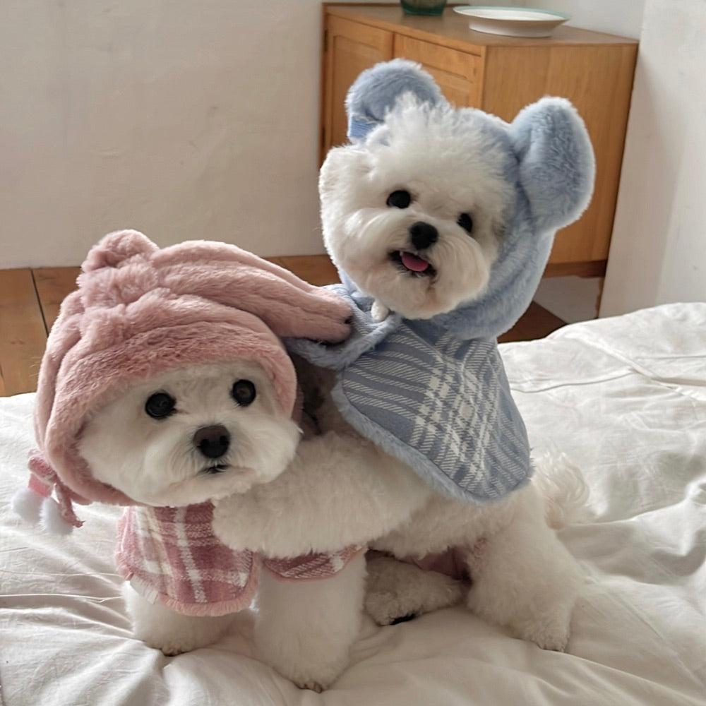 ※予約販売【Hi Yeboo】Amelie Bunny Cape（Pink）