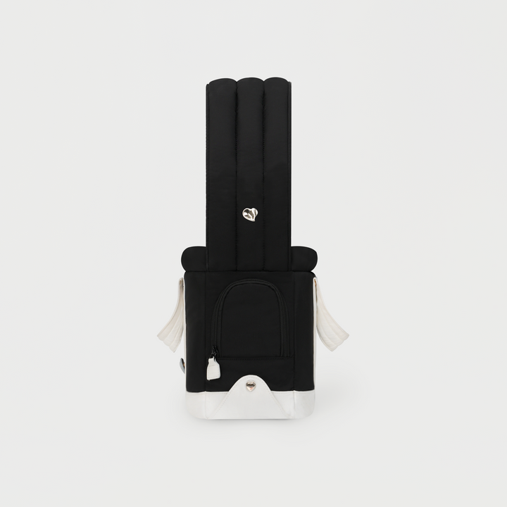※予約販売【seoru】Heart Veru Bag（Black）｜犬用バッグ