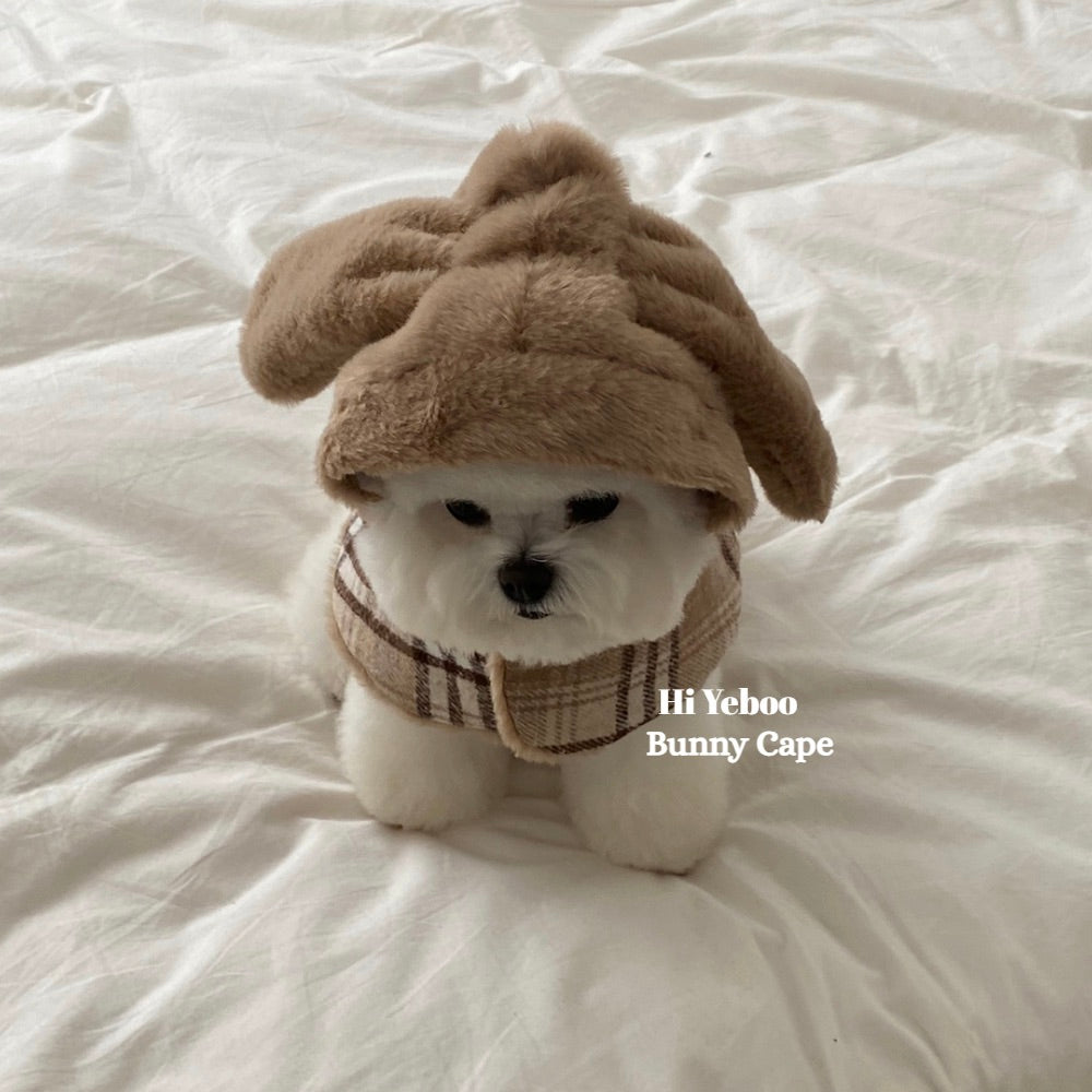 ※予約販売【Hi Yeboo】Audrey Bunny Cape（Beige）