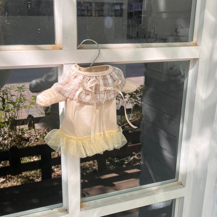 ※予約販売【Hi Yeboo】Sora Cape Collar Tutu（Blue / Beige）