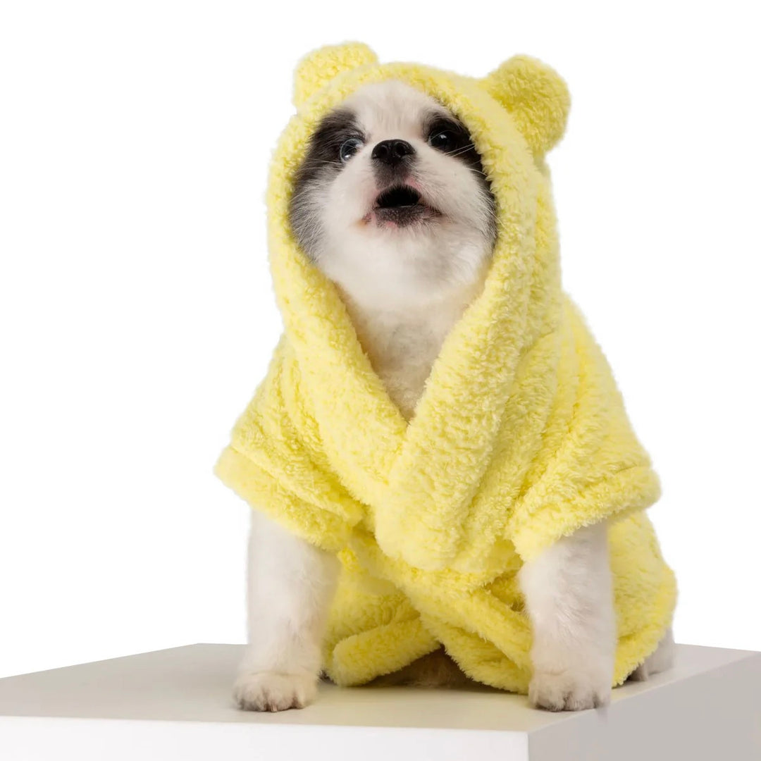 即納【MOSHIQA】Baby Chick Dog Bathrobe