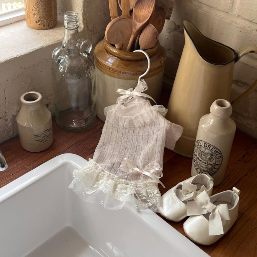 即納【Hi Yeboo】Iris Cape Collar Ops（Ivory）