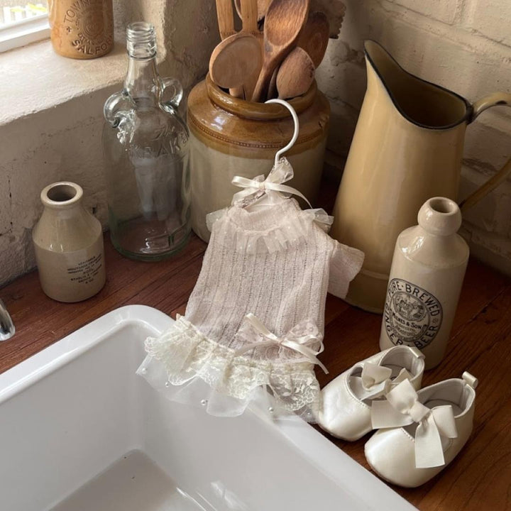 即納【Hi Yeboo】Iris Cape Collar Ops（Ivory）